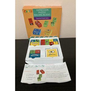 Chiyr Expression Puzzle Building Blocks Preschool Puzzle Game Homeschool